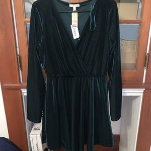 medium gianni bini dress - dark green